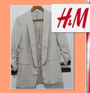 sareni sakoi: H&M, S (EU 36), Jednobojni — 1