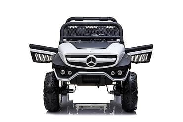 deichmann gumene čizme: Mercedes Unimog 4x4 – Beli, licencirani auto na akumulator za decu — 4