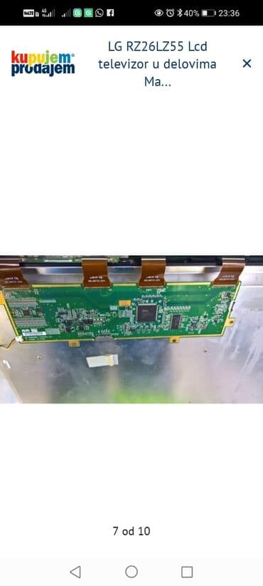 TV i video: LG RZ26LZ55 – LCD televizor za delove LG 37G2000 U delovima — 7