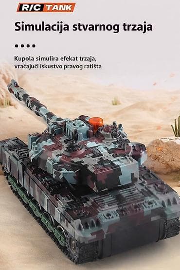 fisher price kocke: Nov RC tenk. Može da se kreće napred, nazad, levo. desno, da mu se — 7