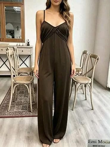 koton kompleti: Kombinezon sa širokim nogavicama. - Model lagani,lepršavi kombinezon — 3