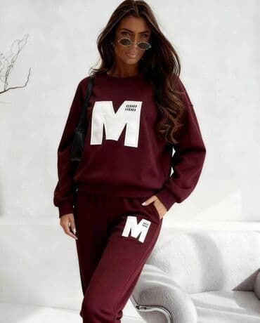 novi pazar duksevi: Ženski komplet trenerke – duks + donji deo - Model: casual sportski — 5