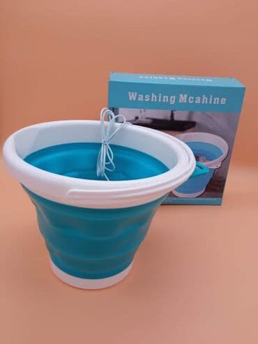 Mini Portable Washing Machines: Mini Veš Mašina Kanta Cena 3000 dinara+Ptt Silikonska rasklopiva — 1