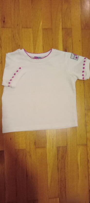 kardigan za devojcice: Round neck, Short sleeve, 86 — 1