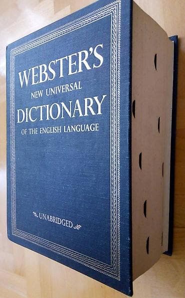 audio: Rečnik - Webster WEBSTER'S NEW UNIVERSAL DICTIONARY OF THE ENGLISH — 4