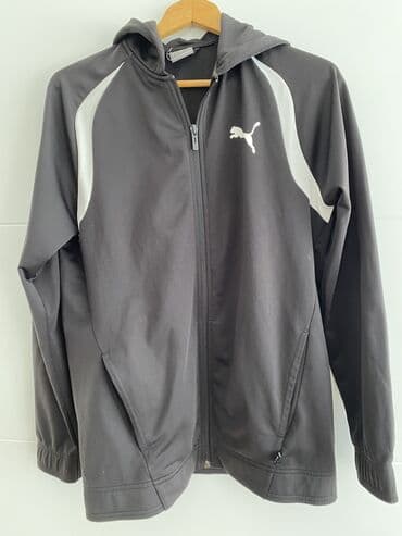 muške pidžame c a: Tracksuit top, Puma, color - Black, Lycra — 1