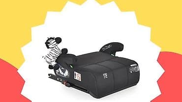 Moni Monza buster sedište za decu – ISOFIX ✅125-150cm basic crno