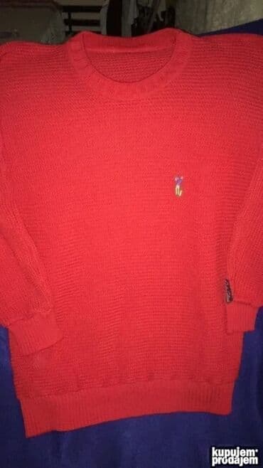 Original Carlo Colucci dzemper M 100% cotton Firmiran na rukavu