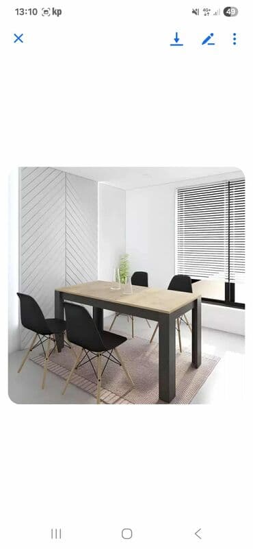 sto i klupe od paleta: 07. Trpezarijski set Kadiz 21500din. Dimenzije stola: 152x72x76 cm — 1