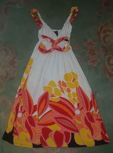 dugacke haljine svecane: S (EU 36), color - Multicolored, With the straps — 3