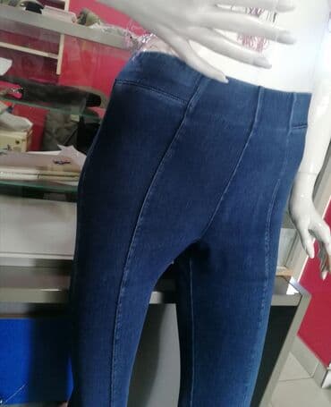 zara rebraste helanke: Farmerice model kao helanke Sa puno elastina Odgovara Vel S M Predivne — 1