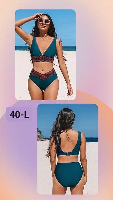 trijumf kupaći kostimi: Dvodslojni kupaći kostim (bikini set) – veličina 40-L - Boja: tamno — 1