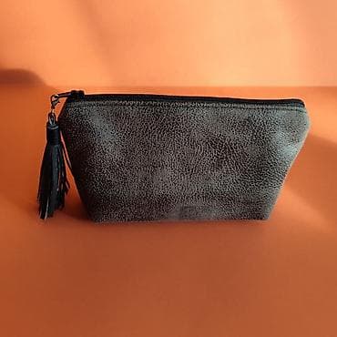 iqos lil solid 2.0 boje: Kozmetička torbica/neseser od tamnozelene veštačke kože sa efektom — 5