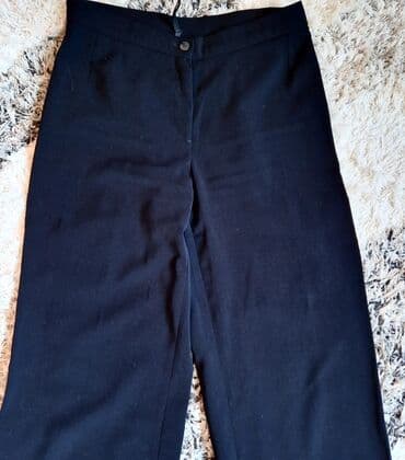 lidl lanene pantalone: M (EU 38), Regular rise — 2