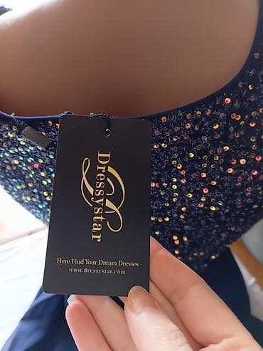 Haljine: Koktel/večernja haljina Dressystar – tamnoplava - Gornji deo: bez — 2