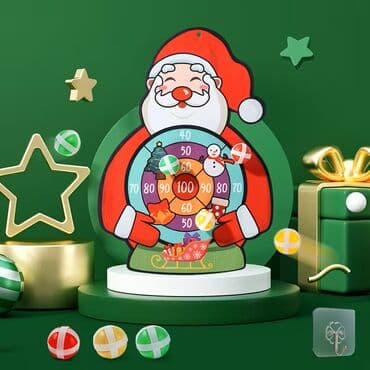 aksa auto na akumulator: Pikado Deda Mraz NOVO Božićna igra – Pikado sa Deda Mrazom Zabavna — 1