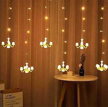 zavese nis: 1950din Savršena LED zavesa svecnjaci za kućnu dekoraciju Duzina 2.5m — 2