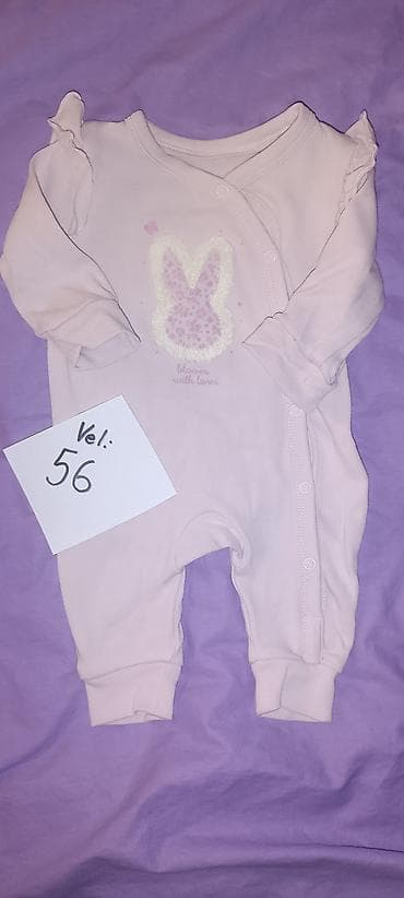pull and bear sandale: Bebi jednodelni pijama/odevni kombinezon za devojčice, veličina 56. - — 4