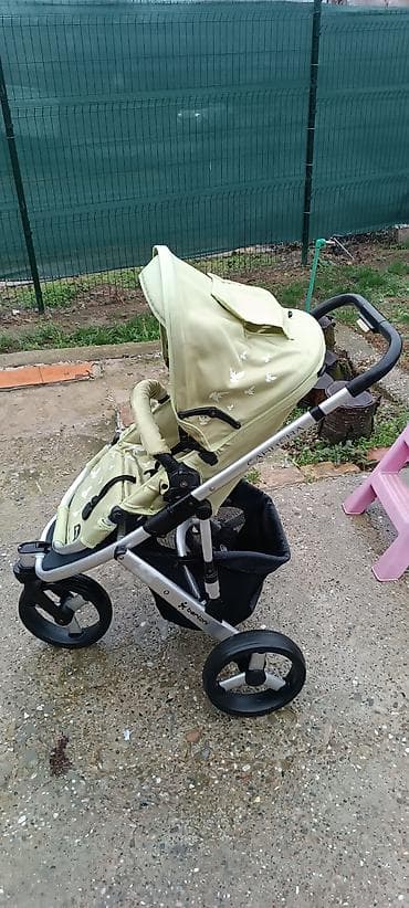 kombinezon za skijanje za decu: Svo troje kolica za 120€ QUINNY sivo-zelena, BERTONI zelena 2 u 1 sa — 4