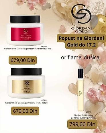 plasticne sandale: Giordani Gold – kolekcija šminke i mirisa - Parfemi: - Giordani — 8