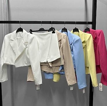 haljine m: 💫Komplet ženski odelo – kratki sako + mini suknja sorc
✅3200 din — 4