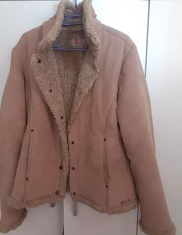 Women's Clothing: Ženska zimska jakna od veštačkog antilopa sa toplom „shearling” — 1