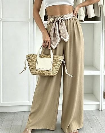 Pantalone: Ženske široke pantalone sa maramom oko struka
1850 din
S M L — 7