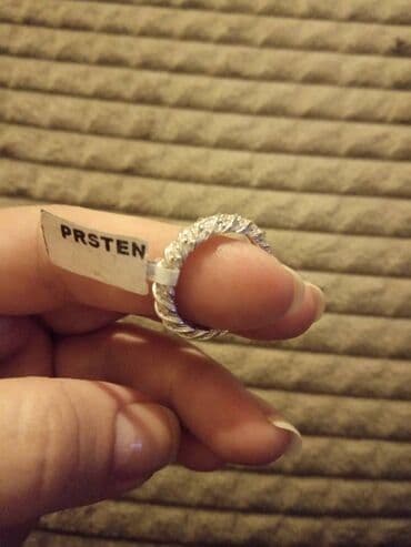 srebrna ogrlica sa krsticem: Women's ring, Material: Silver — 1