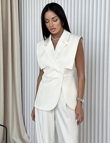 Lične stvari: 💫💫Damski komplet – sako bez rukava i pantalone sa širokim nogavicama — 2