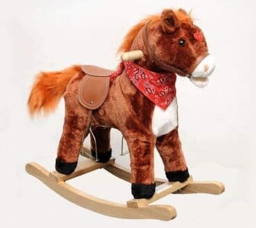 konj na baterije: PLIŠANI MUZIČKI KONJIĆI CenA: 5000din(do 4god) Cena :6000din (do — 4