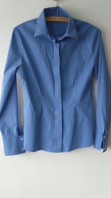 azzaro kosulje: Cotton, Single-colored, color - Light blue — 1
