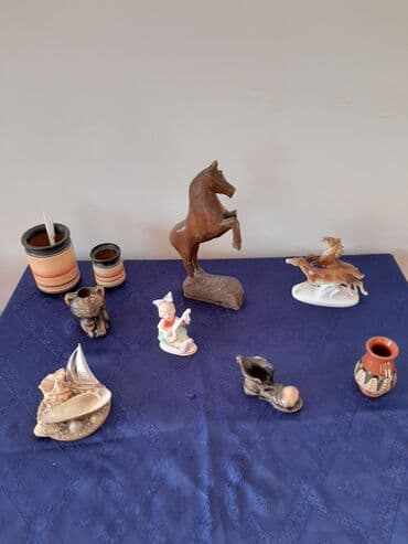 svecnjak za slavu: Razne pepeljare, razni svecnjaci, porcelanske i keramicke figure — 1