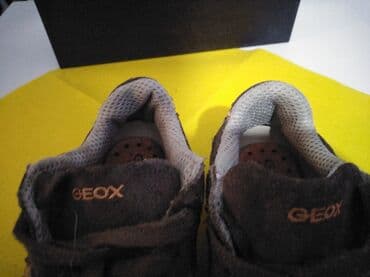 bež čizme od brušene kože: Geox, 38, bоја - Braon — 5