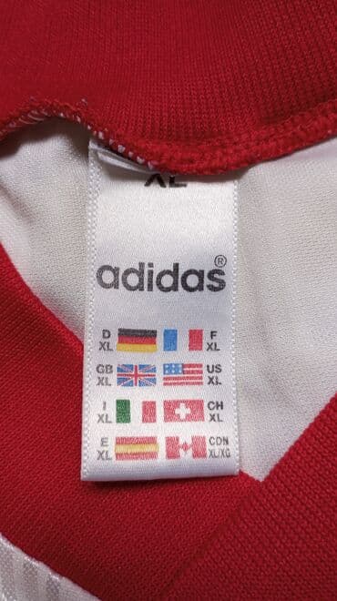 crno beli tech fleece: Majica na kratke rukave, XL (EU 54), Adidas, bоја - Bela — 2