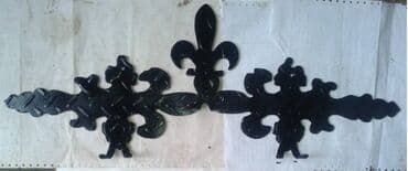 saksije sa nogicama: Wall decoration, color - Black — 1