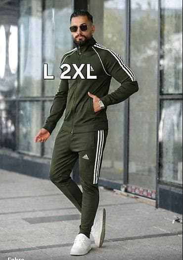 muski prsluci lacoste: Trenerka Adidas, bоја - Siva — 2