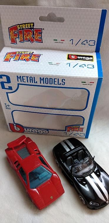 gitareo: Burago Dodge Viper i Lamborghini Countachnovi — 1