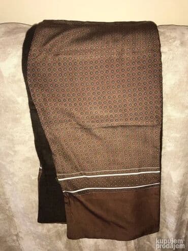 esarpa kao ogrtac: Original ROSSINI šal NOV Plavi je 100% silk Drugi braon je Sa jedne — 4