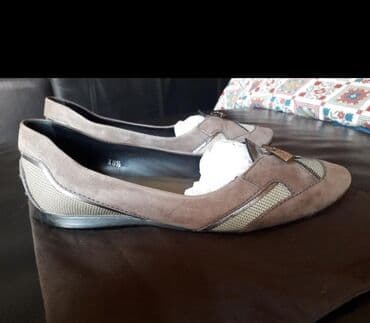 bež čizme od brušene kože: Ballet shoes, 38.5 — 4
