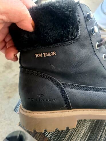 donji ves pancevo: Tom Tailor zimske čizme - Model: klasične gležnjače sa pertlama - — 3