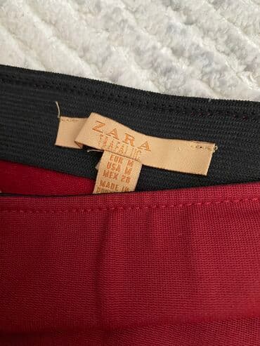 zara suknje na preklop: M, Midi, bоја - Crvena — 1