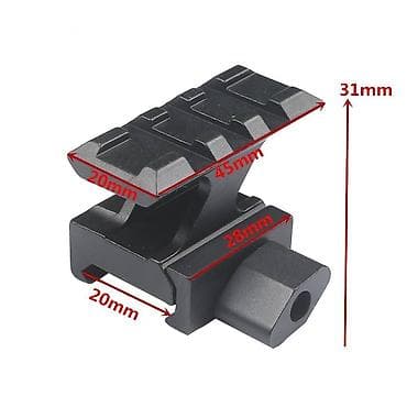 Nosač optika podignuti za šinu 21mm Podignuti nosač, 21mm prihvat i na lalafo.rs Nosač optika podignuti za šinu 21mm Podignuti nosač, 21mm prihvat i