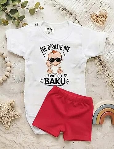 kompleti od trikotaze: Bebi set – bodi kratkih rukava + šorts - Brend: TipTop (etiketa — 3