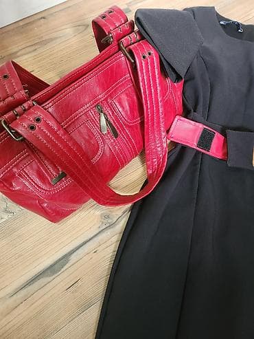 mona kaisi: Elegantna crna haljina sa dugim rukavima i kvadratnim izrezom. Haljina — 4