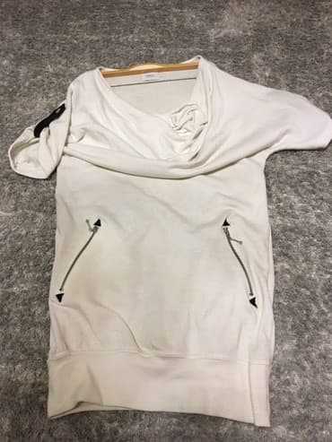 crop top c a: M (EU 38), L (EU 40), bоја - Bela — 1