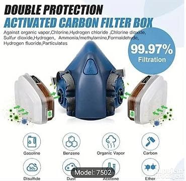 zastitne cizme: Respiratorna maska 7502 – komplet 3M Stanje: novo – nekorišćeno ✅ — 2