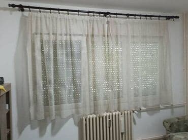 svetleci deda mraz za dvoriste: Net, Voile & Sheer Curtains, color - White — 4