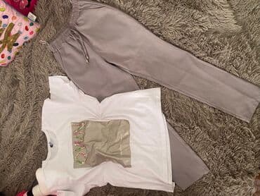 ženski kompleti sa pantalonama: Aok cena sve vel pantalone 1000 majica 500 moze i komplet — 2