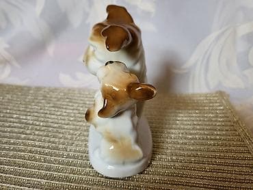 swarovski figure: Nova figura pasa 1951 do 1974g.Lippelsdorf GDR. Nova porcelanska — 5