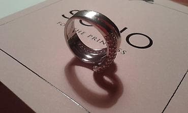 srebrni ranac: SREBRNI 925 CIRKON PRSTEN originalni srebrni prsten sa — 3